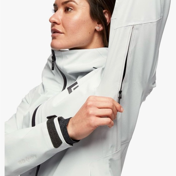 Black Diamond Cream Hooded Jacket - Picture 5 of 10